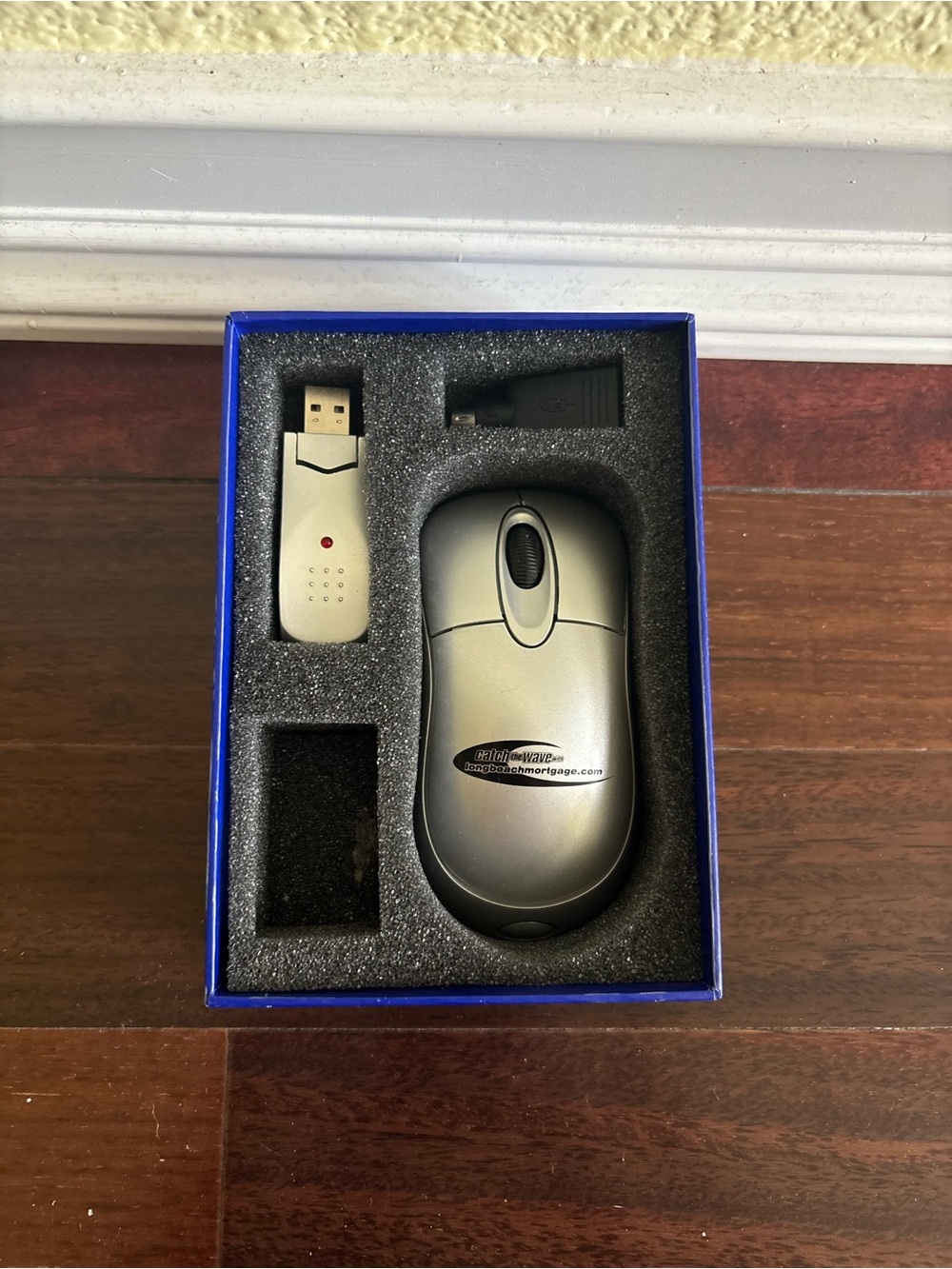 Wireless Optical Mouse with USB Receiver - Silver